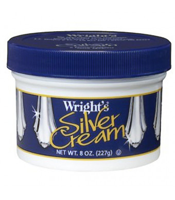 Wright's Silver Cream Polish, 8 Ounce (Pack of 2)