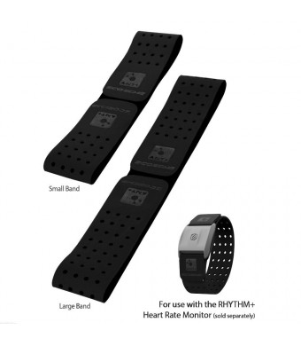Scosche Rhythm+ Replacement Strap - Black Velcro Strap For Scosche Rhythm+ Optical Heart Rate Monitor Armband