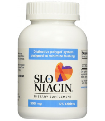 Slo-niacin, 500mgtablet, 175 Count +20 Tablets a Starter Kit