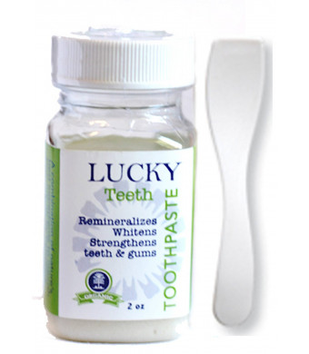 Lucky Teeth Organic Toothpaste-all Natural, Remineralizes and Fortifies Teeth and Gums. (1 Bottle)