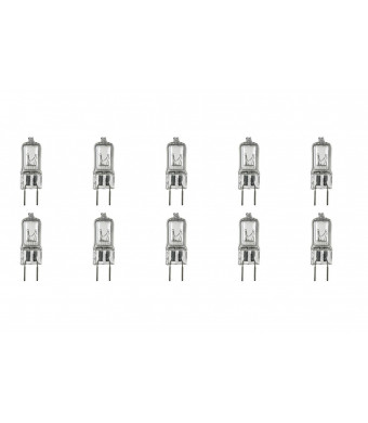 12Vmonster  * 10 Pack * G8 100 Watt 120v halogen light bulbs JCD Type 110v 130v 100W t4 G8 120V