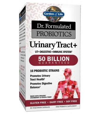 Garden of Life Dr. Formulated Probiotics Urinary Tract Plus Capsules, 60 Count