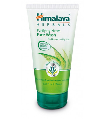 Himalaya Purifying Neem Face Wash for Mild Acne, 5.07 Fl Oz (150ml)