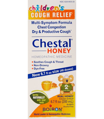 Boiron Chestal Children's Honey Cough and Chest Congestion Medicine, 6.7 Fluid Ounce