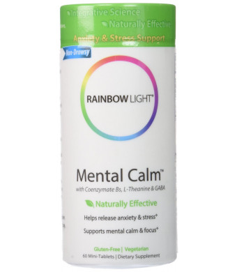 Rainbow Light Mental Calm Dietary Supplement, 60 Count