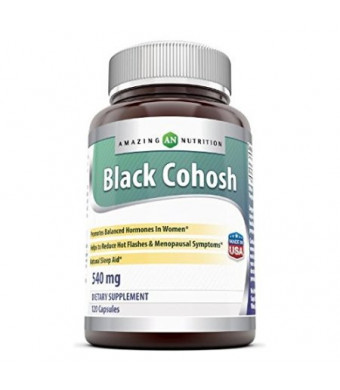 Amazing Nutrition Black Cohosh 540 Mg 120 Capsules