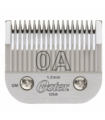 Oster Detachable Blade Size 0A Fits Classic 76, Octane, Model One, Model 10, Outlaw Clippers