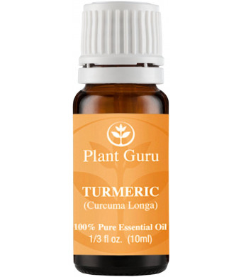 Plant Guru Turmeric Essential Oil. 10 ml. 100% Pure, Undiluted, Therapeutic Grade .