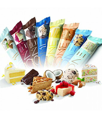 ohyeah Oh Yeah! One Protein Bars Variety Pack, 12 Bars, Various Flavors - Best Tasting Protein Bars, Supe