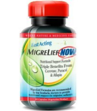 MigreLief Now Pain Relief Capsules, 60 Count