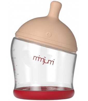 Mimijumi 4 Ounce Baby Bottle, Not So Hungry (Discontinued by Manufacturer)