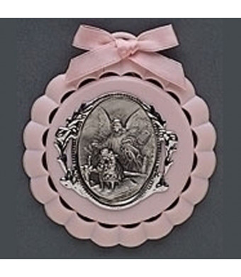 Roman, Inc. Roman Baby Cradle Medal in Gift Box (Pink)