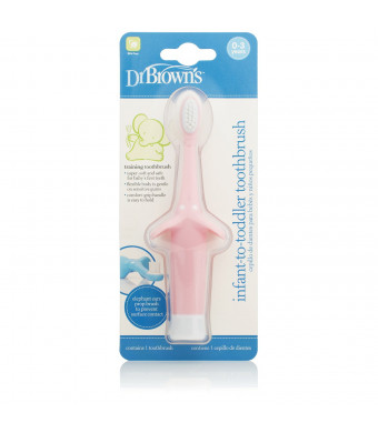 Dr. Brown's Infant-to-Toddler Toothbrush, Pink