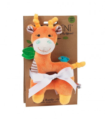 Zoocchini Baby Buddy Rattle - Giraffe/Orange