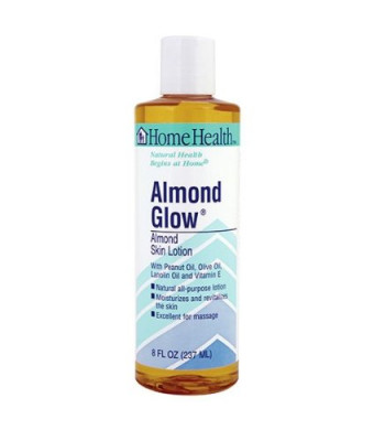 Home Health Almond Glow Skin Lotion,Artificial Fragrance Free, 8 Fluid Ounce