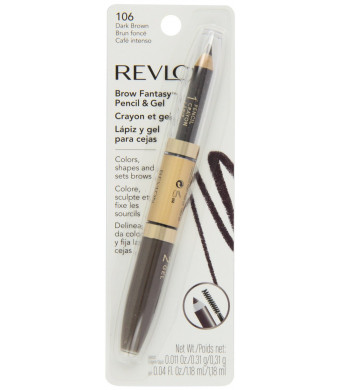 Revlon Brow Fantasy Pencil and Gel, Dark Brown