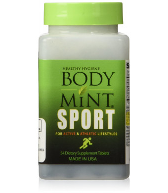 Zero Gravity Hawaii Body Mint Sport for Active and Athletic Lifestyles 54 tabs