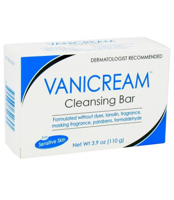 Pharmaceutical Specialties 320-39 Vanicream Cleansing Bar 3.9oz (Pack of 6)