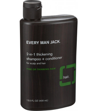 Every Man Jack 2-in-1 Thickening Shampoo Tea Tree -- 13.5 fl oz
