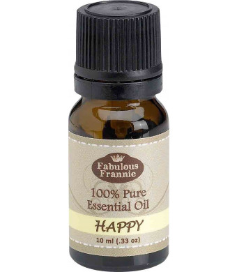 Fabulous Frannie Happy 100% Pure, Undiluted Essential Oil Blend Therapeutic Grade  - 10 ml. Great for Aromatherapy!