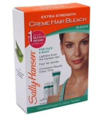Sally Hansen Extra Strength Creme Hair Bleach For Face and Body (3 Pack)