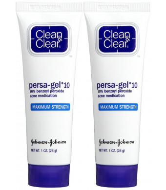 Clean & Clear Clean and Clear Persa- Gel 10 Acne Treatment, Maximum Strength, 1 oz, 2 pk