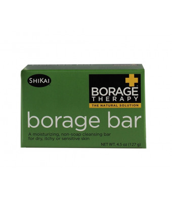 Borage Non-Soap Cleansing Bar, 4.5 Ounce