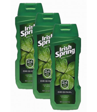 Irish Spring Original Body Wash, 18 Ounces (Pack of 3)