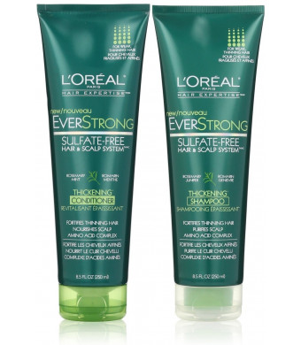 L'Oreal Paris EverStrong Thickening, DUO set Shampoo + Conditioner, 8.5 Ounce, 1 each