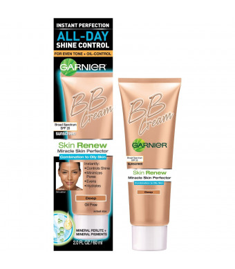 2 Pk, Garnier Skin Renew Miracle Skin Perfector BB Cream, Combination To Oily Skin, Deep, 2 Fluid Ounce