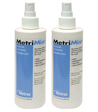 Metrimist Natural Aromatic Deodorizer - 8 Ounce Spray - Pack of 2