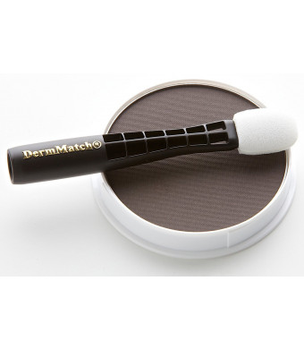 DermMatch Topical Shading: Water-Resistant, Natural Hair Loss Concealer (Dark Brown)