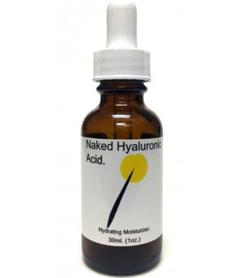 Naked Actives Pure Hyaluronic Acid in Distilled Water - A Powerful but Gentle Hydrating Moisturizer for Skincare