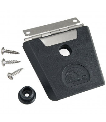 Igloo Hybrid Stainless and Plastic Latch (Black/Silver)