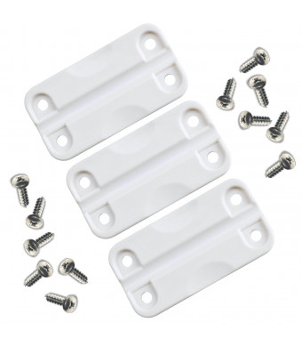 Igloo Cooler Plastic Hinges for Ice Chests (Set of 3) Replacement Part 24012