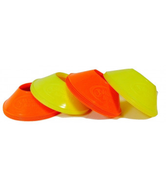 World Sport MINI Disc Cones Neon Orange / Neon Yellow (24 Pack)