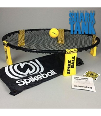 Spikeball Set - As Seen On Shark Tank TV - 1 Ball Set, Drawstring Bag, And Rule Book