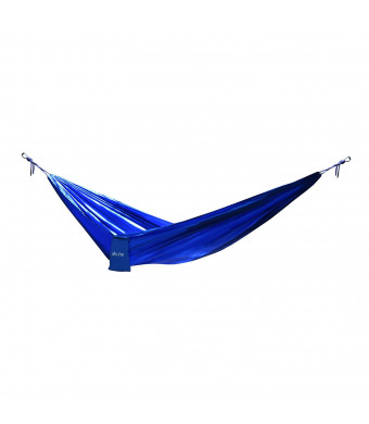 Ohuhu Portable Nylon Fabric Travel Camping Hammock, 600-Pound Capacity, Blue
