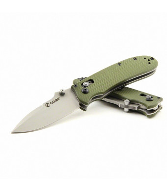 Ganzo G704-GR Green Folding Knife Camping Knife Hunting Knife EDC Pocket G10 Handle