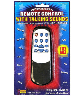 Forum Novelties Ultimate Man's Remote Control with Talking Sounds Funny Gag Gift Prank