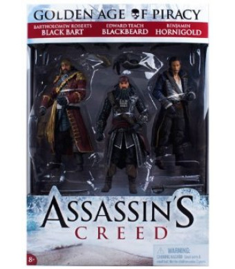 McFarlane Toys Series 1 Assassin's Creed Pirate Action Figure, 3-Pack