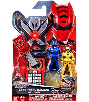 Power Rangers Super Megaforce - Jungle Fury Legendary Ranger Key Pack, Red/Blue/Yellow