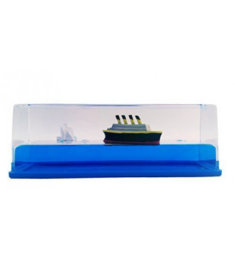 Universal Specialties Titanic Liquid Wave Paperweight Desk Toy