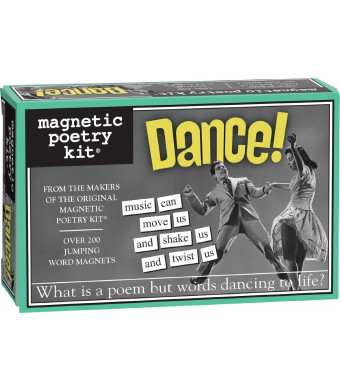 Magnetic Poetry - Dance! Kit - Words for Refrigerator - Write Poems and Letters on the Fridge - Made in the USA