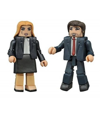 Diamond Select Toys The X-Files: Modern Mulder and Scully Minimates Action Figure (2 Pack)
