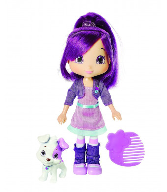 The Bridge Direct Strawberry Shortcake Berry Best Friend Plum Pudding With Pitterpatch Fashion Doll, 6-Inch
