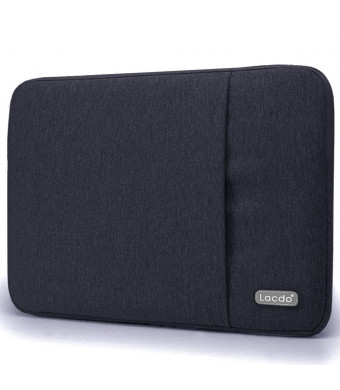 Lacdo 13-13.3 Inch Waterproof Fabric Laptop Sleeve Case Bag Notebook Bag Case for Apple MacBook Pro 13.3-Inch Retina Display, Macbook Air 13", Black
