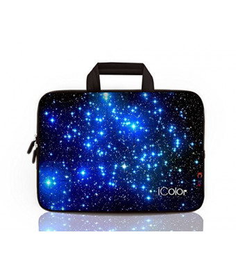 iColor -Fashion Starry 13-13.3 Inch Laptop Netbook / Notebook Computer / MacBook Air / MacBook Pro Case Briefcase Bag Pouch Sleeve Carry Case (IHB13-003)