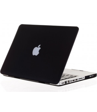 Kuzy - BLACK 17-inch Rubberized Hard Case for MacBook Pro 17" Model: A1297 Aluminum Unibody, Light Weight Matte Cover Ultra Slim - Black