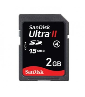 SanDisk 2GB ULTRA II SD Secure Digital Card (SDSDH-002G, bulk package)